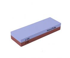 HornTide 400/1000 Körnung Kombination Schleifstein 7-Zoll Corundum Waterstone Dual-Sided Messerschärfstein Spitzer