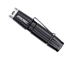 True Utility IPROTEC Pro 100 Lite Taschenlampe, Aluminium, schwarz, STANDARD