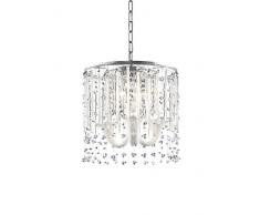 OK Lighting Fairy Mist Kristall-Deckenleuchte, 38,1 cm