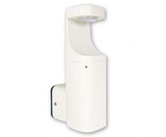 GEV 2463 Wandlampe, Außenlampe, LED, Wandleuchte Philine, Haustürlampe, Außenwandlampe, Aluminium, weiß, Abstrahlwinkel nach unten