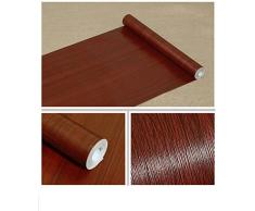 Holz Getreide Kontakt Papier selbstklebend Regalen für Tisch Küche Schränke Wand Arbeitsfläche Tür Schreibtisch (Mahagoni 45 cm W x 998,2 cm L)