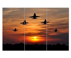 Leinwand Wand Art Decor – 12 x 24 3-teiliges Set (Gesamt 61 x 91,4 cm) – Natur Landschaft – Dekoratives und modernes Multi Panel Split Leinwand Prints für Esszimmer- und Wohnzimmer, Küche, Bad, Schlafzimmer und