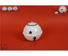 Zwei Esse Glocke für Tea-Light, Weiß, 8.5 x 7 cm