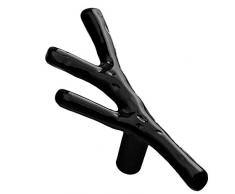 Bebogo Möbelknauf, Baum-Design, für Schrank, Zweige, Schubladen, Möbel, Türknauf etc, 5 Stück 69mm Single schwarz