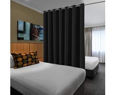 bluCOASTLINE Raumteiler 10ft Wide x 8ft Tall Schwarz