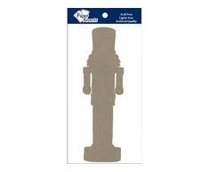 Accent Design Papier Akzente adpshape. 156 20,3 cm Nussknacker Natürliche Chip Form