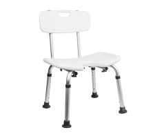 Bisk Pro Duschsitz, Aluminium ABS, Weiß