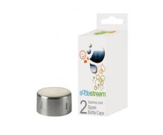 SodaStream Flaschenverschlüsse, Metall, 2 Stück