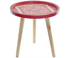 Item Beistelltisch aus Holz und Füßen, 40 x 40 x 40 cm