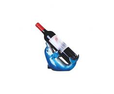 GSC 65038 Weinhalter Delfin, 22 cm, blau