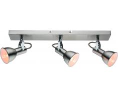 Deckenleuchte Fargo silber Metall 3xE14 Relektor dreh- und schwenkbar