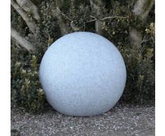 Kugelleuchte, Gartenkugel, GlowOrb stone, 38cm Ø, 10476