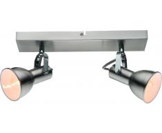 Deckenleuchte Fargo silber Metall 2xE14 Relektor dreh- und schwenkbar