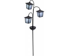 Solar LED Standleuchte LULANI mit 3 Laternen