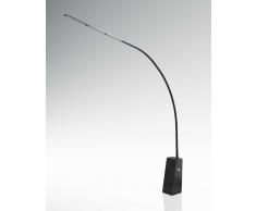 Bogenleuchte Big Lilli S LED rießiger hochkant Marmorsockel in schwarz H: 210cm 10682