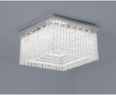 LED Deckenleuchte Aurora Square K5 Glaskristalle 36x36cm 21W 4000K chrom 10735