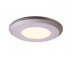 Led Deckenleuchte Flat 3 3,5W 2700K dimmbar Ø 94mm silber