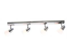 Deckenleuchte Vito IV G9 40W L 600mm silber 4-flammig