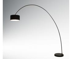 Bogenleuchte Elegant Arc black, Ausladung 222cm, Höhe 225cm, 10454