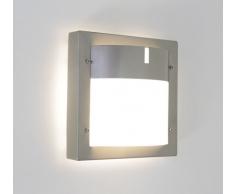 Wandleuchte Aussenleuchte Toja 24x24cm IP44 edelstahl E27 10550
