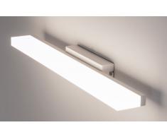 LED Spiegelleuchte Wandleuchte Vivo Bar L: 60,5cm 18W 3000K Alu mattweiß 10701