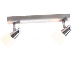 Deckenleuchte Vito II G9 40W L 300mm silber 2-flammig
