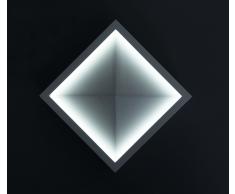 LED Wandleuchte Deckenleuchte Aleksi Quadrat 5800K