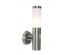 Außenwandleuchte Nova II silber Bewegungsmelder 388mm E27