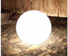 Kugelleuchte, Gartenkugel, GlowOrb white, 38cm Ø, 10475