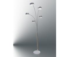 große Five Fingers Bogenlampe, Top Quality, chrom, 220cm hoch, 10151