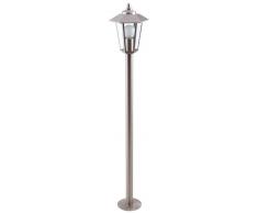 Wegeleuchte Standleuchte TRIER E27 IP44 silber 1100 mm 36998