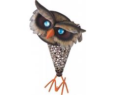 Solar LED Deko Leuchte OWL Eule aus Eisen