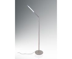 LED Stehleuchte Terle F2 tageslichtweiß 6 W nickel matt