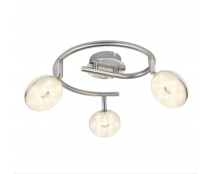 Globo LED Deckenleuchte 3-flammig chrom 56123-3