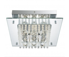 Globo LED Deckenleuchte Chrom 49360