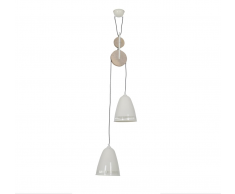 Näve 6074011 Hängeleuchte Farbe Elfenbein und Holz