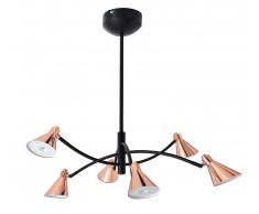 Näve 7053847 LED Deckenleuchte Farbe Kupfer 6 flammig