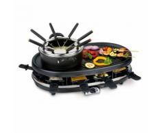 Trebs Raclette-und Fondue-Set Schwarz 1800 W 99322