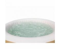Beliani Whirlpool braun Outdoor aufblasbar PALM SPRINGS