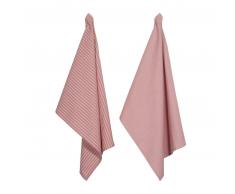 pad FIORA vs LEDA Geschirrtuch 2er-Set - pink - 50x70 cm