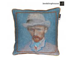 Beddinghouse x Van Gogh Museum Self Portrait Vincent Dekokissen - blau - 50x50 cm