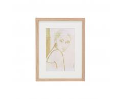 HK living gerahmtes Tiny Art Stories Stella S Wandbild - print - 27 x 35 x 1,5 cm