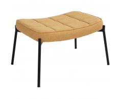 House Nordic Glasgow Fußhocker - curry - 41x61x36 cm