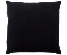 farbenfreunde Interieur Kissenhülle aus Nicky-Stoff - schwarz - 60x60 cm