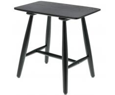 Villa Collection Bast Hocker - schwarz - 46,5x28x45 cm