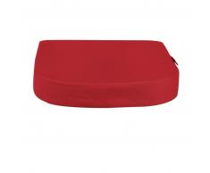 Outbag Moon Gartensessel-Auflage halbrund Plus - red - 45x45 cm - Höhe 8 cm