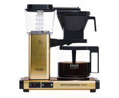 Moccamaster KBG Select Kaffeemaschine mit Glaskanne - brushed brass - 32 x 17 x 36 cm - Kannengröße: 1,25 Liter