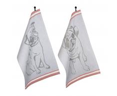 pad RÄUBER Geschirrtuch im 2er-Set - grey - 50x70 cm