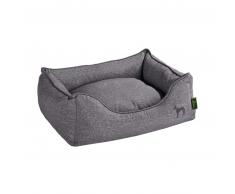 HUNTER Boston Hundesofa - grau - Außen: 60x50 cm, Innen: 50x40 cm