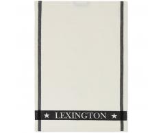 Lexington Waffle Geschirrtuch - white/dark gray - 50x70 cm